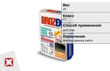 Плиточный клей Brozex C1 25 кг для керамической плитки в Атырау